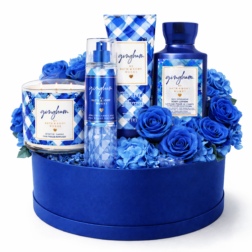 Gift Set with body lotion and Flower
